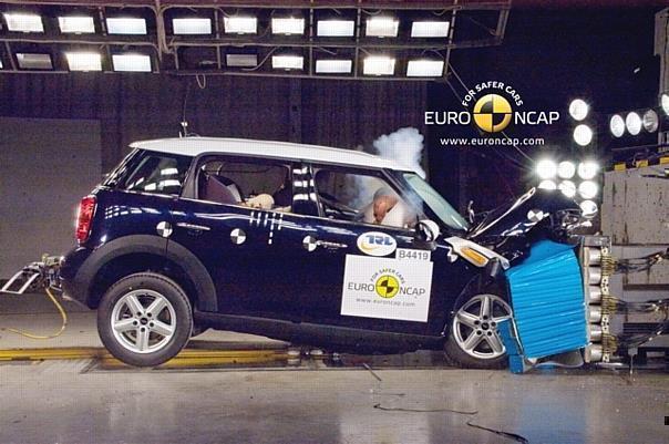 Der neue Crossover von MINI erhält Bestnote im Euro NCAP Crashtest.